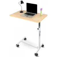 Mobiclinic , Table d'appoint de lit ou de canapé pour adultes et handicapés, Avec roues, Légère, Réglable en hauteur, Réglable, Avec roues, Table basse