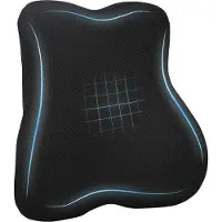 vidaXL Oreiller Avec Oreiller Réglable Noir 40 X 40 X 11 Cm Avec Filet