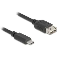 DeLOCK USB 2.0 Kabel USB Typ-C St zu USB Typ-A Buchse 0,5