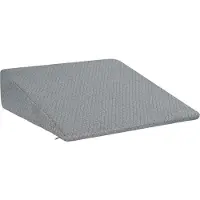 vidaXL Coussin En Coin Uni Gris