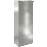 vidaXL Boîte de dépôt de colis Noir 44.5 x 29 x 110.5 cm