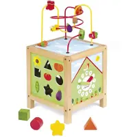 Janod Jouets D'eveil Maxi Looping Jardin (Bois)