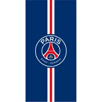 Cti Serviette De Plage Paris Saint-Germain 75x150 Cm 100% Coton Bleu Avec Écusson