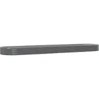 vidaXL Jardinière De Jardin Acier Enduit De Poudre 600x140x36 Cm Gris