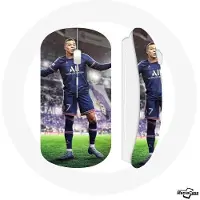 MANIACASE Souris Sans Fil - PSG - Kylian Mbappé - USB Wifi - Compatible Mac et PC - Blanc