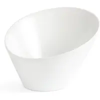 Olympia Bol ovale en porcelaine blanche 15 cm | 4 pièces