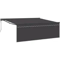 vidaXL , store enroulable anthracite, 400 x 300 cm