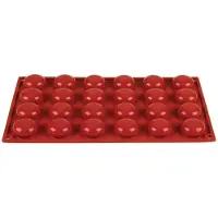 Vogue Plaque 24 pomponnettes en silicone Pavoni Formaflex