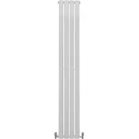 Monster Radiateur Plat Blanc Brillant 180 cm x 28 cm Salle de Bain Radiateur Mural Chauffage Central Design Scandinave