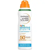 Garnier Ambre Solaire Kids Sensitive Expert+ Hypoallergenic Sun Protection Mist Spf50 (Spray solaire, SPF 50)