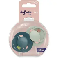 Difrax Dynamic Fopspeen 18M+ Prime Pistac./Green 2 pc(s) Sucette(S)