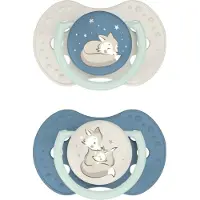 Difrax Dynamic Sucette Nuit&Jour Boy 0-3 mois 2 pc(s) Sucette(S)
