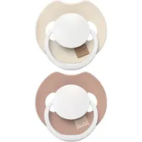 Difrax lovi Difrax Dynamic Sucette 6-18m Prime Glow ivoire/bleu 2 pc(s) Sucette(S)