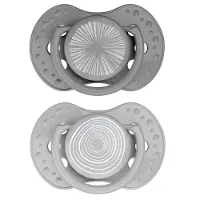 Difrax lovi Tétine Dynamic Harmony Gris Clair - Gris foncé 18 mois et + 2 pc(s) Tétine(S)