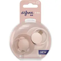 Difrax lovi Difrax Dynamic Fopspeen 0-6M Prime Nude/Blush 2 pc(s) Sucette(S)