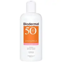 Biodermal Sun Milk Sensitive Skin - Crème solaire pour peau sensible -Spf50+ 200 Ml (Lait solaire, SPF 50, 200 ml, 250 g)