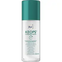 Roc Keops Roll-On Deodorant 0% Aluminium déodorant roll-on pour peaux sensibles sans parfum 30 ml