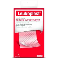 Bsn Medical Cuticell Contact Pansement doux en silicone pour plaies 5 x 7,5 cm 5 pc(s) Compresses