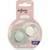 Difrax Dynamic Fopspeen 0-6M Prime Coco/Pistachio 2 pc(s) Sucette(S)
