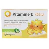 Metagenics Vitamine D 400 UI 168 pc(s) Comprimé(S) Pour Enfants