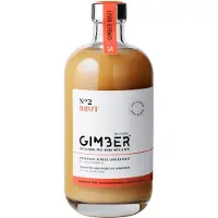 Gimber - N°2 - Brut - Concentré De Gingembre Biologique Avec Yuzu Et Thym Citron - 500ml
