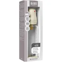 BIBS Baby Glass Bottle Round Latex biberon anti-coliques Ivory 1 pcs