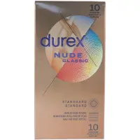 Durex Nude Classic Préservatifs 10 Pièces