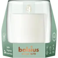 Bolsius Clean Light Vanille & Tonkaboon, kit de démarrage, support de bougie + recharge de parfum de bougie