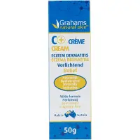Grahams Crème C+ pour l'Eczéma - Nourrit et apaise la peau irritée et sèche