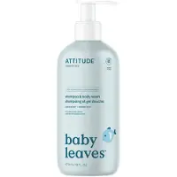 ATTITUDE Baby Leaves Shampoo & Body wash shampoing et gel de douche pour enfant Good Night 473 ml