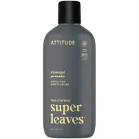 ATTITUDE Super Leaves Men Shower Gel gel de douche pour homme Amber & Citrus 415 ml