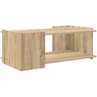 vidaXL Table basse en chêne Sonoma 90 x 50 x 33 cm, bois d'ingénierie