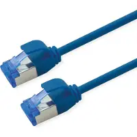 Roline Câble patch Cat.6A (classe EA) S/FTP (PiMF), LSOH, PoE, bleu, 7 m