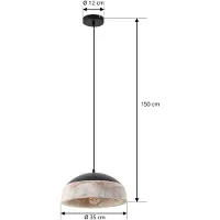 LUCANDE Suspension , Leivar, dimmable, Bois, Salon / séjour, Bois, Moderne