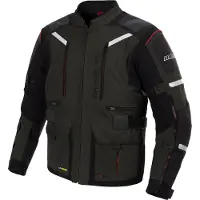 Büse Gravel XR, veste textile imperméable ,Gris Foncé/Noir ,54