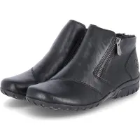 Rieker Boots 'Stiefel Damen L466301 Kunststoff (Synthetik) in schwarz' gris
