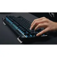 Logitech G PRO X TKL - Clavier - rétroéclairé - sans fil - 2,4 GHz, Bluetooth - QWERTY - US International - Commutateur de touche : Tactile - rose (920-012159)