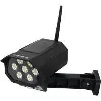 Esperanza Caméra de surveillance factice de lampe solaire Phantom