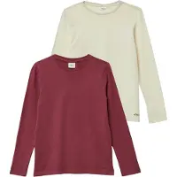 s.Oliver T-Shirt crème / bordeaux