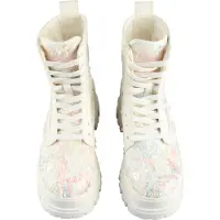 Buffalo Bottines à lacets 'Aspha Rld' bleu clair / jaune clair / rose / blanc