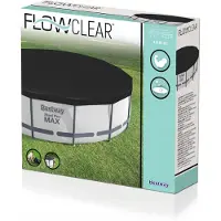 Bestway Pool Cover Flowclear 457 Cm Noir 457 cm