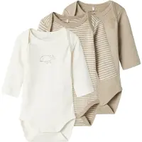 Name it Barboteuse / body crème / beige foncé / coquille d'oeuf