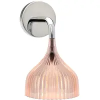 Kartell Applique Murale , Rose / rosé, Salon / séjour, Métal