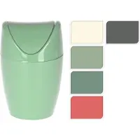 Koopman Poubelle en plastique 1,5l avec couvercle basculant