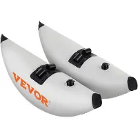 Vevor Kit de Système de Stabilisateur de Flotteur 2,1 - 2,4 m Stabilisateur de PVC de Kayak Dégonfler et Gonfler Facilement Canoë Stabilisateur pour le Kayak le Canoë la Navigation de Plaisance Pêche