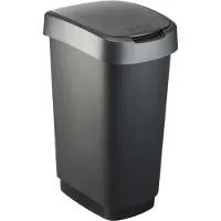 Rotho Twist 50 L Rectangulaire Polypropylène (PP) Noir