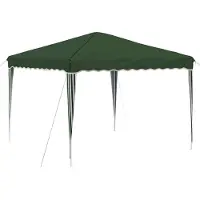 vidaXL Tente de réception pliable 288 x 288 x 245 cm, tissu Oxford vert