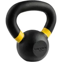 Wonder core Kettlebell de force revêtu 4 kg Noir et jaune