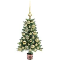 vidaXL Arbre de Noël avec 150 LEDs avec support Vert 65 cm PE
