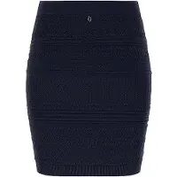 GUESS pour femme. W6GD21Z0602 Minijupe Michelle bleu (XS), Casuel, Polyester